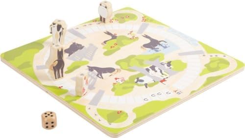 small foot Wackelmauer "4 Friends" – Holz Gesellschaftsspiel für Kinder ab 4 Jahren mit zwei Hämmern, Spaß für die ganze