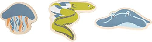 small foot Wackelmauer "4 Friends" – Holz Gesellschaftsspiel für Kinder ab 4 Jahren mit zwei Hämmern, Spaß für die ganze