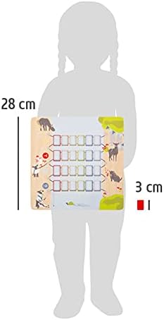 small foot Wackelmauer "4 Friends" – Holz Gesellschaftsspiel für Kinder ab 4 Jahren mit zwei Hämmern, Spaß für die ganze