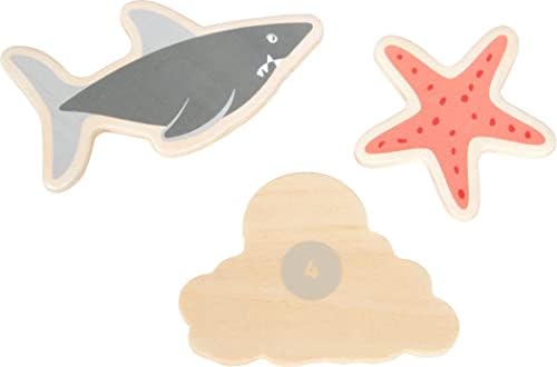 small foot Wackelmauer "4 Friends" – Holz Gesellschaftsspiel für Kinder ab 4 Jahren mit zwei Hämmern, Spaß für die ganze