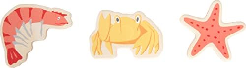 small foot Wackelmauer "4 Friends" – Holz Gesellschaftsspiel für Kinder ab 4 Jahren mit zwei Hämmern, Spaß für die ganze