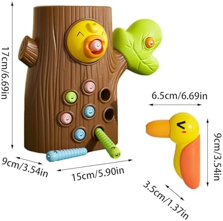 Schreiner Vogelspielzeug – Magnetisches Labyrinth für kleine Kinder, Kreatives Lernen und Spielen