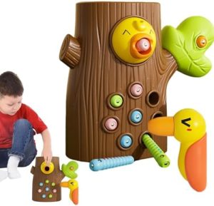 Schreiner Vogelspielzeug – Magnetisches Labyrinth für kleine Kinder, Kreatives Lernen und Spielen