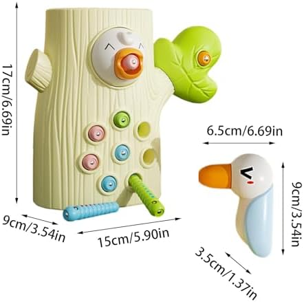 Schreiner Vogelspielzeug – Magnetisches Labyrinth für kleine Kinder, Kreatives Lernen und Spielen