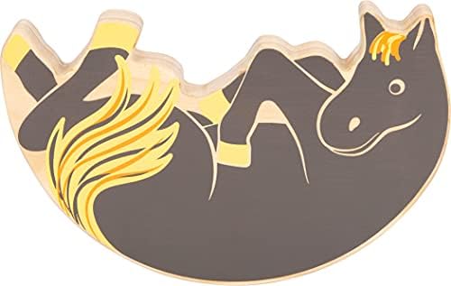 small foot Wackelmauer "4 Friends" – Holz Gesellschaftsspiel für Kinder ab 4 Jahren mit zwei Hämmern, Spaß für die ganze