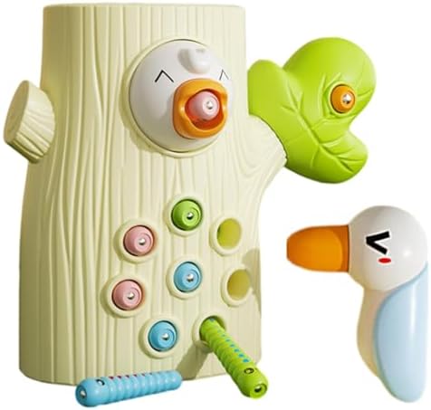 Schreiner Vogelspielzeug – Magnetisches Labyrinth für kleine Kinder, Kreatives Lernen und Spielen