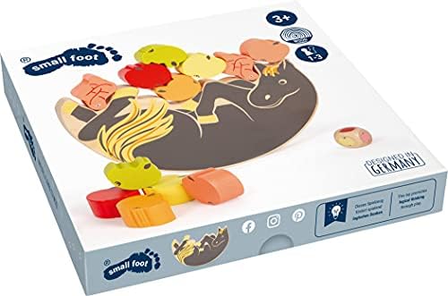 small foot Wackelmauer "4 Friends" – Holz Gesellschaftsspiel für Kinder ab 4 Jahren mit zwei Hämmern, Spaß für die ganze