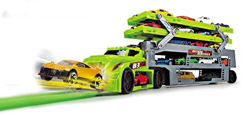 Dickie Toys Autotransporter 203747002 – Stapel- und Aufbewahrungsspielzeug für 36 Fahrzeuge, Ideal für kleine Autobauer!