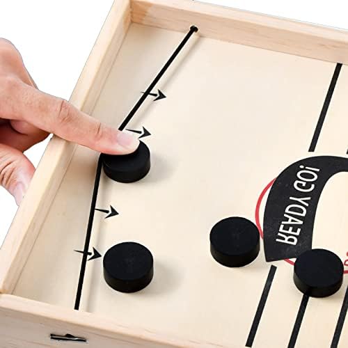 Sling Puck Spiel von – Tragbares Tischhockey Brettspiel für spannende Doppelkämpfe!