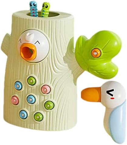 Schreiner Vogelspielzeug – Magnetisches Labyrinth für kleine Kinder, Kreatives Lernen und Spielen