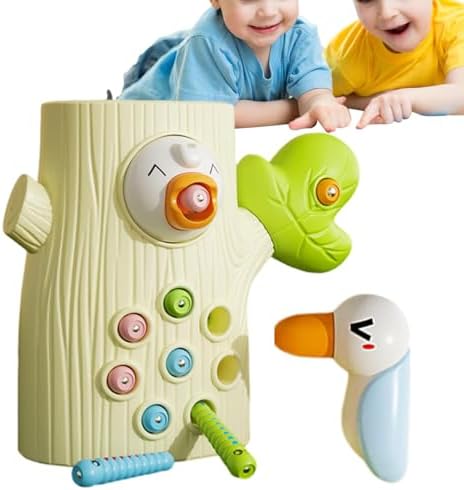 Schreiner Vogelspielzeug – Magnetisches Labyrinth für kleine Kinder, Kreatives Lernen und Spielen