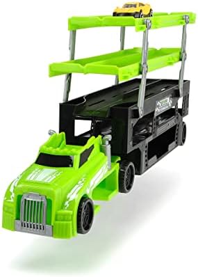 Dickie Toys Autotransporter 203747002 – Stapel- und Aufbewahrungsspielzeug für 36 Fahrzeuge, Ideal für kleine Autobauer!