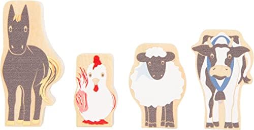 small foot Wackelmauer "4 Friends" – Holz Gesellschaftsspiel für Kinder ab 4 Jahren mit zwei Hämmern, Spaß für die ganze