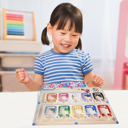 Montessori Werkzeugkoffer aus Holz für Kinder ab 2-5 Jahren – 29 Teile für Feinmotorik & Kreativität, ideales Geburtstag