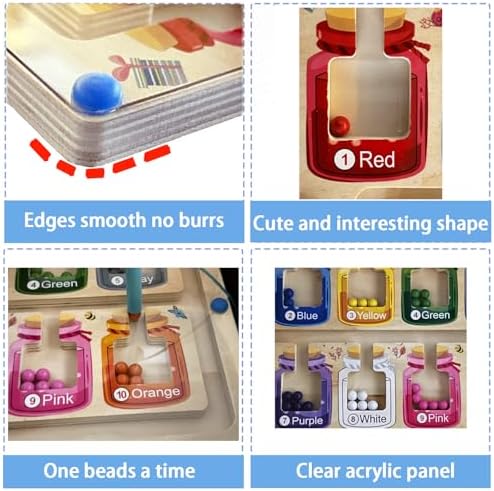 Montessori Werkzeugkoffer aus Holz für Kinder ab 2-5 Jahren – 29 Teile für Feinmotorik & Kreativität, ideales Geburtstag