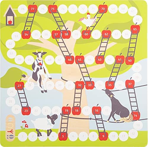 small foot Wackelmauer "4 Friends" – Holz Gesellschaftsspiel für Kinder ab 4 Jahren mit zwei Hämmern, Spaß für die ganze