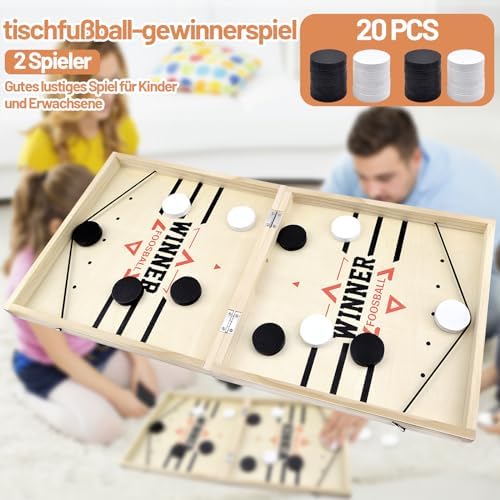 Sling Puck Spiel – Großes Tischhockey Brettspiel für Familien-Interaktion & Partys!