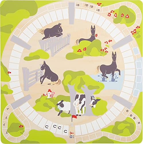 small foot Wackelmauer "4 Friends" – Holz Gesellschaftsspiel für Kinder ab 4 Jahren mit zwei Hämmern, Spaß für die ganze