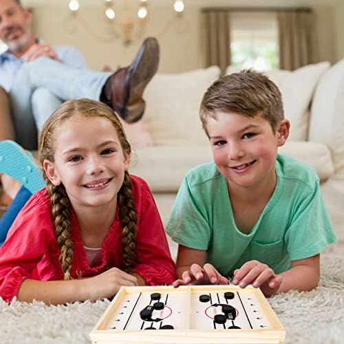 Sling Puck Spiel von – Tragbares Tischhockey Brettspiel für spannende Doppelkämpfe!