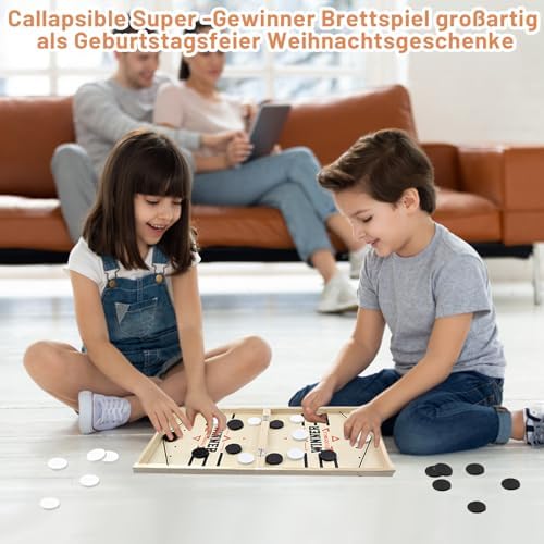 Sling Puck Spiel – Großes Tischhockey Brettspiel für Familien-Interaktion & Partys!