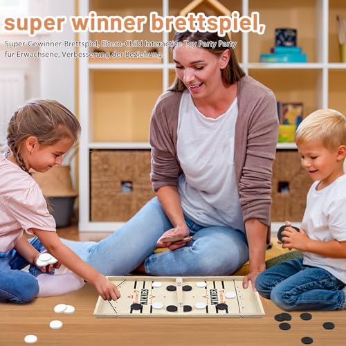 Sling Puck Spiel – Großes Tischhockey Brettspiel für Familien-Interaktion & Partys!