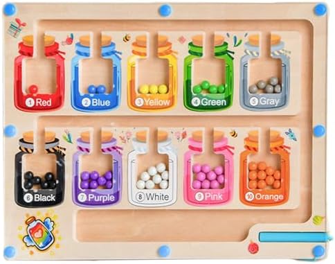 Montessori Werkzeugkoffer aus Holz für Kinder ab 2-5 Jahren – 29 Teile für Feinmotorik & Kreativität, ideales Geburtstag